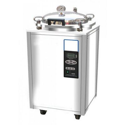 Clamshell type steam autoclave