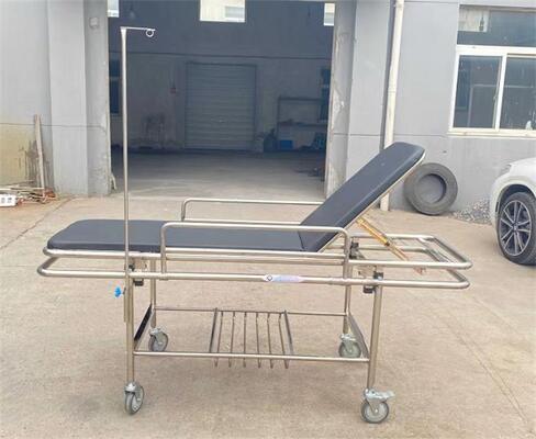Stainless Steel Medical Emergency Transfer Stretcher Trolley