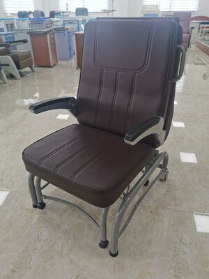 Folding Ajustable Hospital Luxurios Attendant Chair Officer Rest Bed