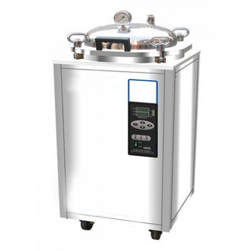 Clamshell type steam autoclave